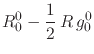 $\displaystyle R_{0}^{0}
-
\frac{1}{2}\,
R\,g_{0}^{0}$
