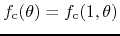 $f_{\rm c}(\theta)=f_{\rm
c}(1,\theta)$