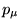 $p_{\mu}$